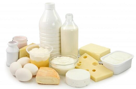 Молочные продукты от выпадения, молоко, творог, сыр для волос