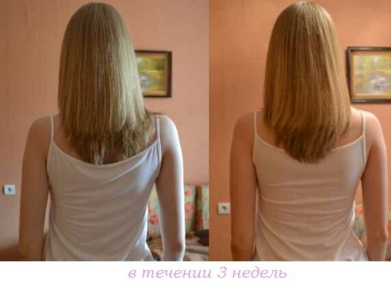никотинка для волос фото до и после
