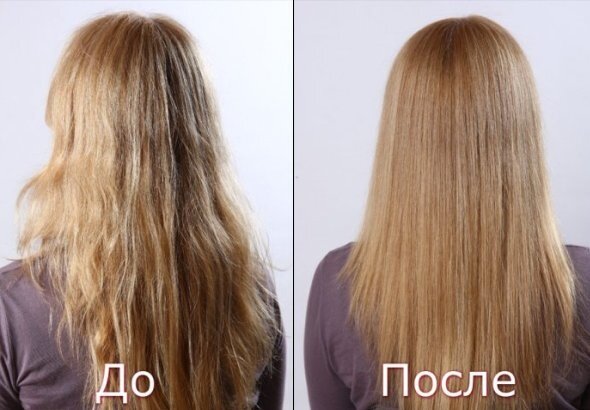 Рецепт ламинирование волос желатином, фото до и после 